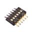 DHN-06-T-V-T/R-1.27 переключатель для поверхностного (SMD) монтажа; шаг 1,27мм; 6-позиц.