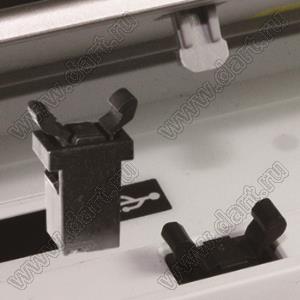 PGDL-650C пластиковый фиксатор; нейлон-66 (UL); черный