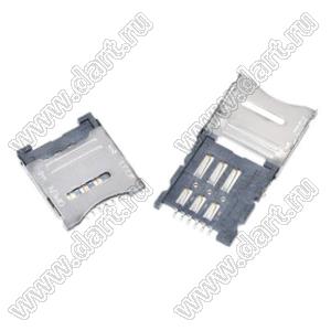 S0HG-180006-03G держатель микро-SIM карты 6-Pin