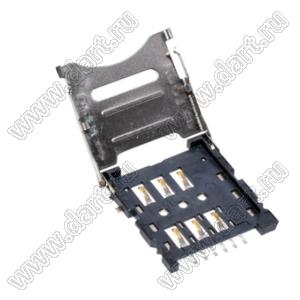 S0HG-180006-03G держатель микро-SIM карты 6-Pin