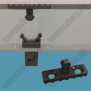 PGDL-03C пластиковый фиксатор; нейлон-66 (UL); черный