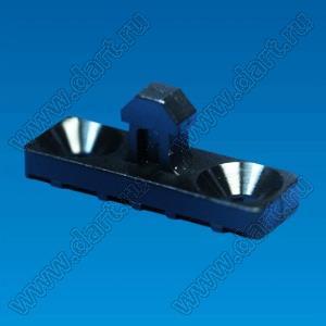 PGDL-003 пластиковый фиксатор; нейлон-66 (UL); черный