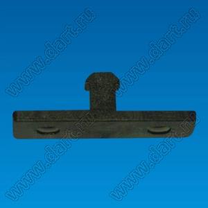 PGDL-03C пластиковый фиксатор; нейлон-66 (UL); черный