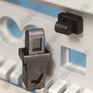 PGDL-400P пластиковый фиксатор; нейлон-66 (UL), PC(UL); черный