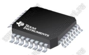V62/12624-01XE (LQFP-32) микросхема низковольтный LVPECL 1:10 с выбираемым входным тактовым драйвером; Uпит.=2,375…3,8В; Tраб. -55...+125°C