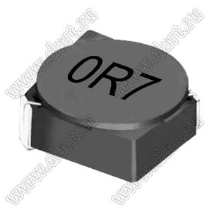 CDRH3D16NP-0R7ND дроссель SMD; L=0,70±35%мкГн; Iн=2250мА