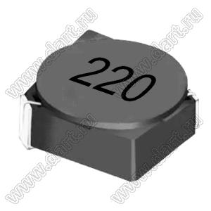 CDRH3D16NP-220ND дроссель SMD; L=22,0±30%мкГн; Iн=400мА