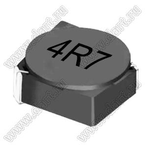 CDRH3D16NP-4R7ND дроссель SMD; L=4,70±30%мкГн; Iн=900мА