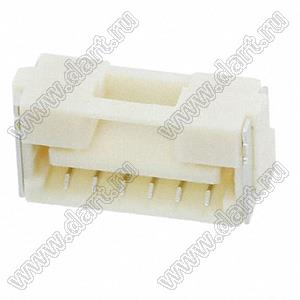 MOLEX CLIK-Mate-1.25™ 5023860672 вилка SMD горизонтальная с монтажной крышкой; 6-конт.