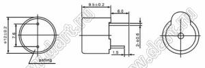 BLXH-TMB12A24 излучатель звука; D12,0xH9,5мм