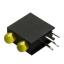 BLH30F-2YD-RS блок 2 круглых светодиода D=3мм; желтый; 590нм; 2-LEDs; 80°