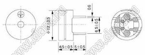 BLXH-12065-42R излучатель звука; D12,0xH6,5мм