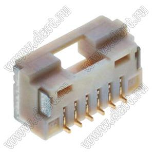 MOLEX CLIK-Mate-1.25™ 5023860671 вилка SMD горизонтальная; 6-конт.