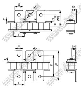 07-08B-F6 цепь приводная; P=12,700мм