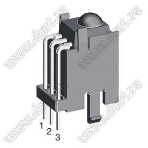 TSOP34838RF1 фотоприёмник (ИК модуль)для стандартных приложений (AGC2/AGC8); F=38кГц; Uпит.=2,7...5,5V