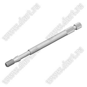 DS1045-15 винт удлиненный UNC#4-40 для разъемов D-SUB; UNC#4-40; L=44,7мм; сталь