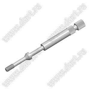 DS1045-17 винт удлиненный UNC#4-40 для разъемов D-SUB; UNC#4-40; L=48,5мм; сталь
