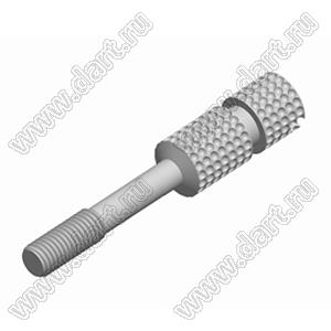 DS1045-05 винт удлиненный UNC#4-40 для разъемов D-SUB; UNC#4-40; L=23,0мм; сталь