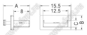 USBC-33 заглушка разъема; полипропилен (PP); черный