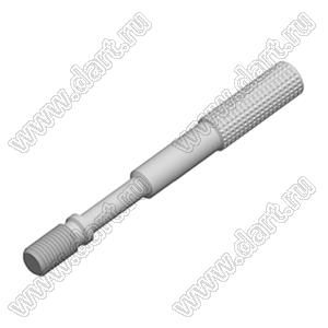 DS1045-08 винт удлиненный UNC#4-40 для разъемов D-SUB; UNC#4-40; L=31,0мм; сталь