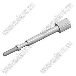 DS1045-19 винт удлиненный UNC#4-40 для разъемов D-SUB; UNC#4-40; L=56,5мм; сталь
