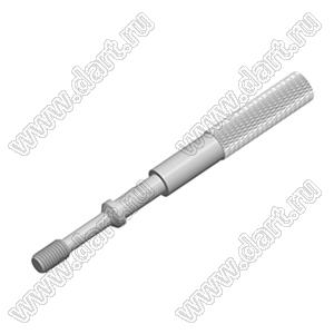 DS1045-12 винт удлиненный UNC#4-40 для разъемов D-SUB; UNC#4-40; L=44,0мм; сталь