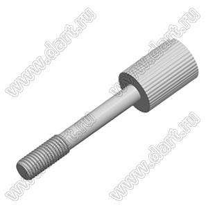 DS1045-04 винт удлиненный UNC#4-40 для разъемов D-SUB; UNC#4-40; L=22,5мм; сталь