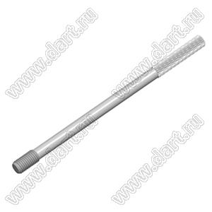 DS1045-16 винт удлиненный UNC#4-40 для разъемов D-SUB; UNC#4-40; L=47,5мм; сталь