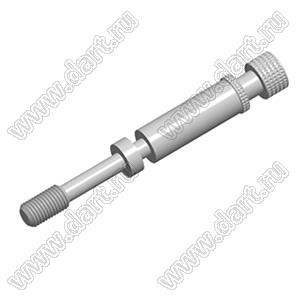 DS1045-09-32004 винт удлиненный UNC#4-40 для разъемов D-SUB; UNC#4-40; L=32,0мм; сталь