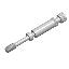 DS1045-09-32004 винт удлиненный UNC#4-40 для разъемов D-SUB; UNC#4-40; L=32,0мм; сталь