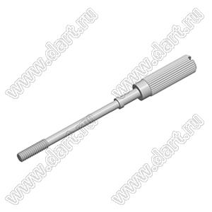 DS1045-18 винт удлиненный UNC#4-40 для разъемов D-SUB; UNC#4-40; L=50,8мм; сталь