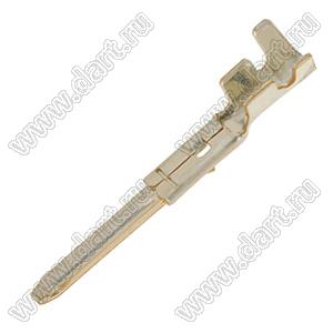 SYM-001T-P0.6 терминал (контакт) вилки на провод; 0,08...0,33кв.мм; AWG28...AWG22; D изол.=1,2...1,8мм