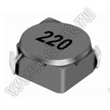 CDRH4D22HPNP-220MC дроссель SMD; L=22±20%мкГн; Isat=1,05А (при 20°C); Isat=0,85А (при 100°C); I=0,90мА