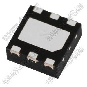 DS80EP100SD/NOPB (WSON-6) микросхема эквалайзер энергосбережения для объединительных плат и кабелей, от 5 до 12.5 Гбит/с; Tраб. -40...+85°C