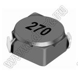 CDRH4D22NP-270NC дроссель SMD; L=27±30%мкГн; Isat=0,51А (при 20°C); Isat=0,38А (при 100°C); I=1,04мА