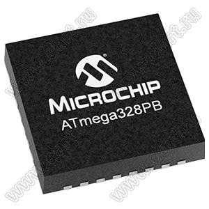 ATmega328PB-MU (QFN32) микросхема 8-битный AVR микроконтроллер; 32KB (FLASH); 20МГц; Uпит.=1,8...5,5В; -40...85°C