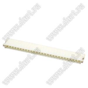 SM26B-SHLS-TF вилка SMD горизонтальная на плату; шаг 1,0мм; 26-конт.
