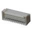 SM22B-ZPDSS-TF вилка SMD двухрядная горизонтальная на плату; шаг 1,5мм; 2x11-конт.; медный сплав луженый / нейлон, цвет натуральный