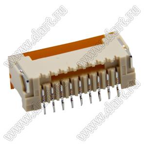 BM09B-ZESS-TBT вилка SMD вертикальная на плату; шаг 1,5мм; 9-конт.