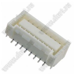 BM16B-ZPDSS-TF вилка SMD двухрядная вертикальная на плату; шаг 1,5мм; 2x8-конт.; медный сплав луженый / нейлон, цвет натуральный