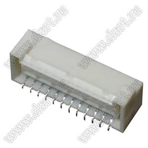 SM24B-ZPDSS-TF вилка SMD двухрядная горизонтальная на плату; шаг 1,5мм; 2x12-конт.; медный сплав луженый / нейлон, цвет натуральный