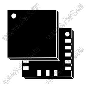 H3LIS100DLTR (TFLGA-16L) микросхема акселерометр 3-х осевой; Uпит.=2,16...3,6В; Tраб. -40…+85°C