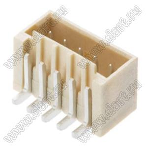 MOLEX Pico-SPOX™ 874370873 вилка вертикальная для поверхностного монтажа бежевая с монтажной крышкой; 8-конт.