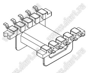 EFD2007 (EFD20) каркас SMD высокочастотного трансформатора горизонтальный EFD20, 1-секц., 10 выв.,