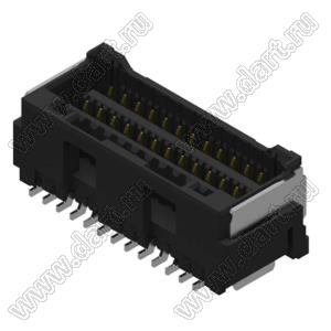 MOLEX CLIK-Mate-1.50™ 2132271231 вилка SMD двухрядная вертикальная, цвет черный; 12-конт.