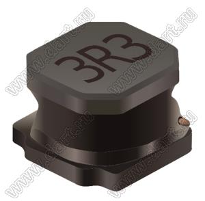 SRN5040-3R3M дроссель для поверхностного (SMD) монтажа; 3,00x2,80x2,50мм; L=3,3мкГн (20); Irms=3,3А