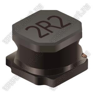 SRN5040-2R2Y дроссель для поверхностного (SMD) монтажа; 3,00x2,80x2,50мм; L=2,2мкГн (30); Irms=3,5А