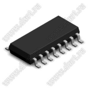 HEF4017BT,653 (SO16) микросхема счетчик Джонсона пятисупенчатый десятичный