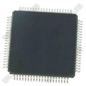 PIC18F8680-I/PT (TQFP-80) микросхема микроконтроллер с улучшенной FLASH-памятью и модулем ECAN; Uпит.=4,2...5,5В; -40...+125°C