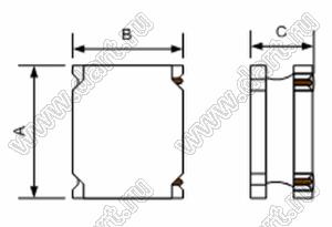 SWPA8040S471MT дроссель SMD неэкранированный; 12,90x9,70x5,10мм; L=470±20%пГн (при 100 кГц)